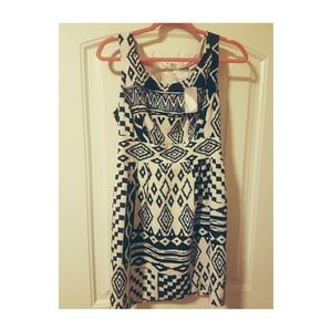 NWT BLACK AND WHITE COCKTAIL DRESS